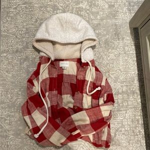 American eagle flannel with hood